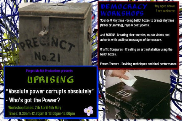 UPRISING - Information about events with Clary Saddler at The Project Space